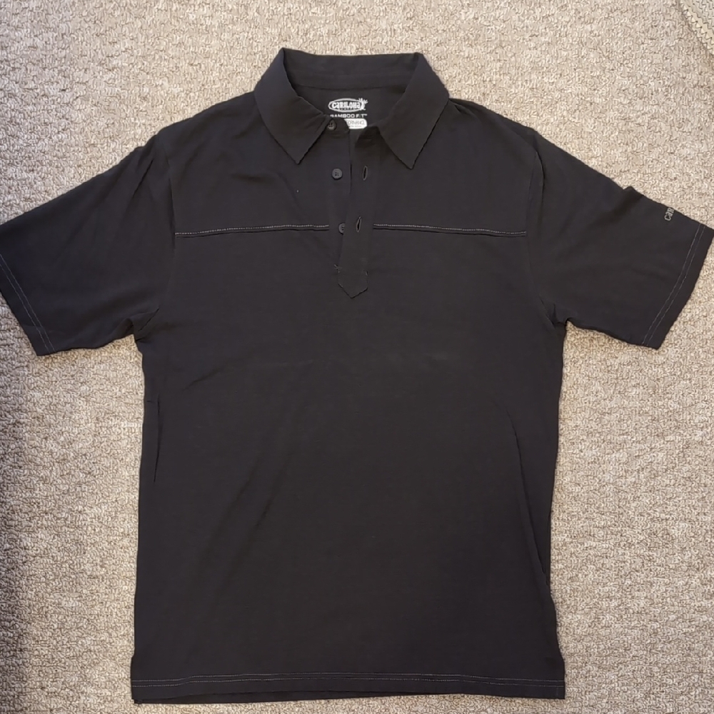 Cariloha Classic Black Polo Shirt